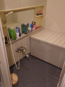 落ち着いたイメージのユニットバスに